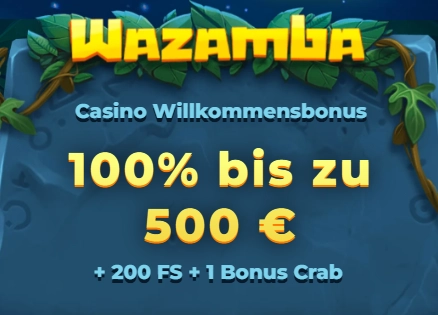 Wazamba Casino Banner Mobile